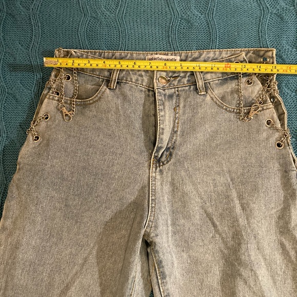Rocker chic Colorful Natalie jeans Size M - Picture 6 of 12